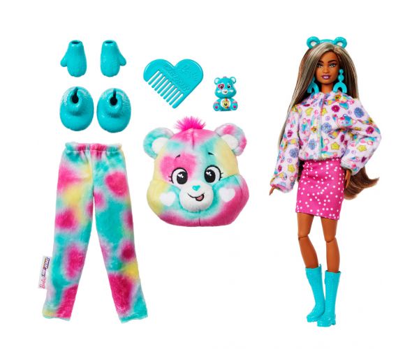 Barbie: Păpușă surpriză Cutie Reveal Ursuleții Buni, seria 2 - Ursuleț Good Vibes - Mattel