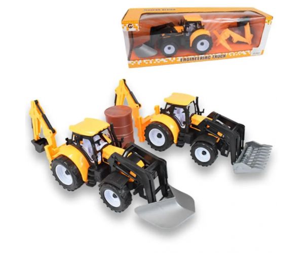 Engineering Truck: Masina de lucru tractor buldoexcavator in doua versiuni 39cm