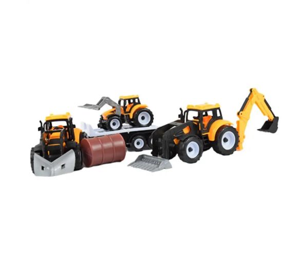 Engineering Truck: Set de mașini cu tractoare și butoi în două versiuni
