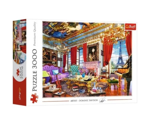 Palatul Parisului 3000 bucăți puzzle - Trefl