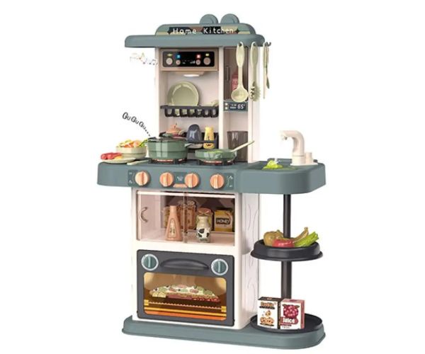 Fashion Kitchen bucătărie de joacă cu sunete și lumini 38 bucăți set în două culori