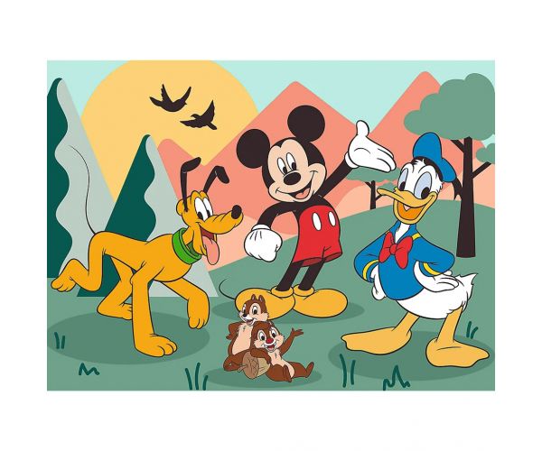 Mickey Mouse și prietenii 30 de piese puzzle premium - Trefl