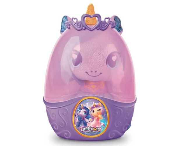 UniCrowns: Prințesă unicorn ou de cristal mai multe variante 1 bucată