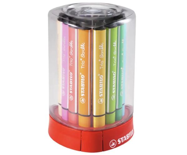 Stabilo: Trio Scribbi set marker de masă 12bc