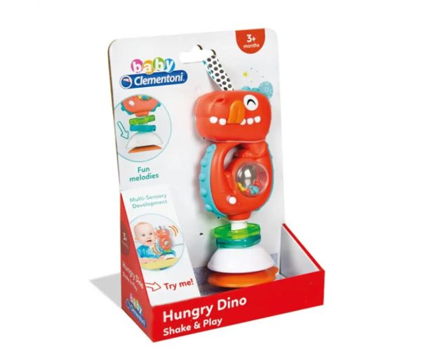 Baby dino înfometat cu funcții zornăitoare - Clementoni