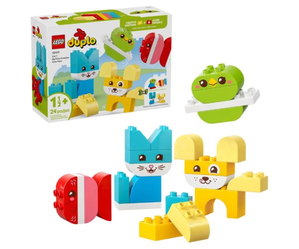 LEGO® DUPLO®: Creativ și drăguț, 3 în 1 animale de companie (10477)