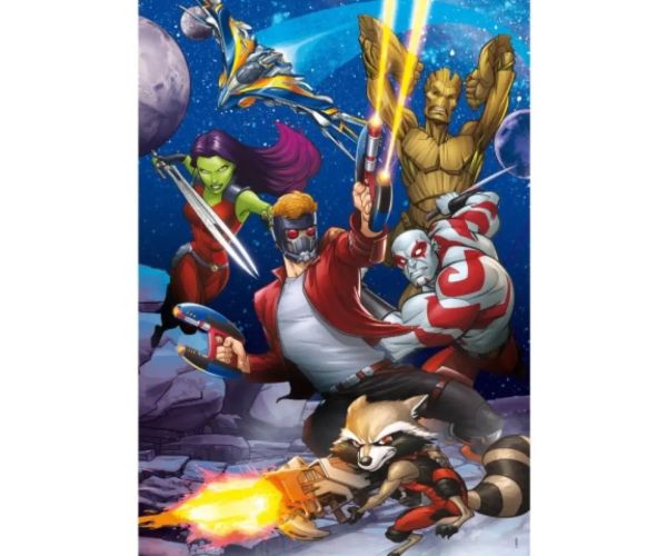 Puzzle Supercolor 180 de piese Gardienii Galaxiei - Clementoni