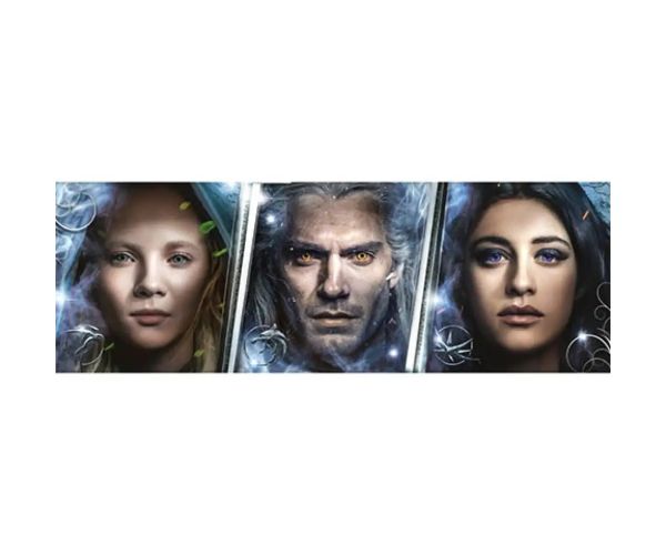 Witcher: The Witcher 1000 bucăți puzzle panoramă - Clementoni