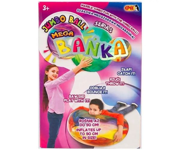 Jumbo Ball seria 5 minge uriașă de marmură colorată 90 cm mai multe variante 1 bucată