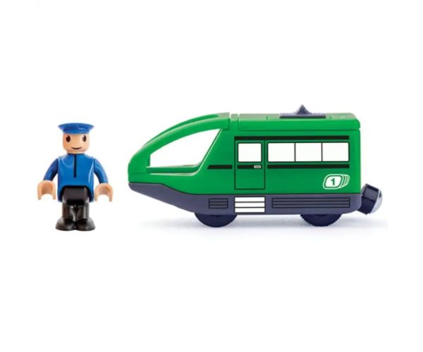 Locomotivă electrică verde modernă - Woodyland