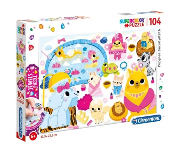 Wellness pentru animale puzzle 104 bucăți - Clementoni