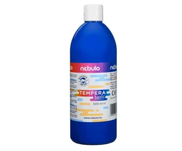 Nebulo: tempera lichidă 500ml culoarea albastră în sticlă