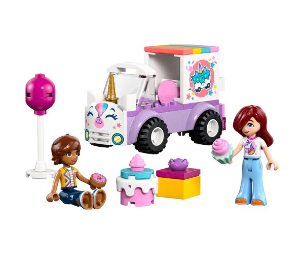 LEGO® Friends: Mașină de livrare cu tort cu unicorn (42675)