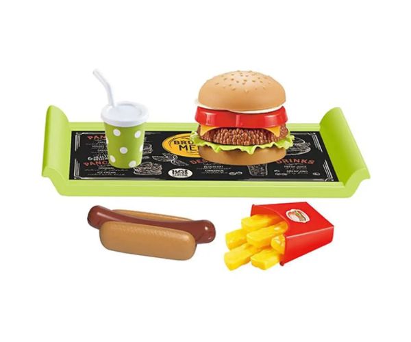 Gourmet fast food meniu cu tavă
