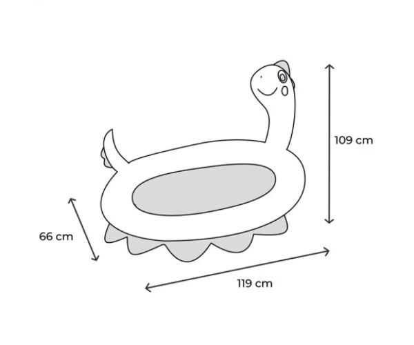 Intex: Piscină gonflabilă pentru baby Dino Splash 119x109x66cm