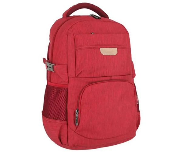 Spirit: Etty culoarea roșie patru compartimente rotund rucsac, ghiozdan