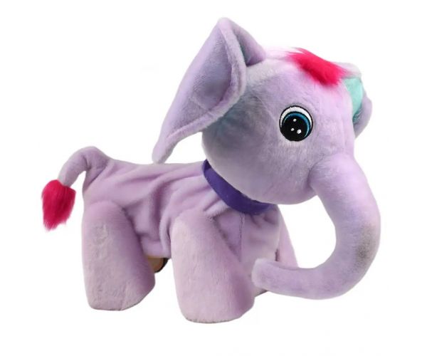 RC Cute Pet: elefant interactiv de pluș cu telecomandă și accesorii 2.4GHz 40cm