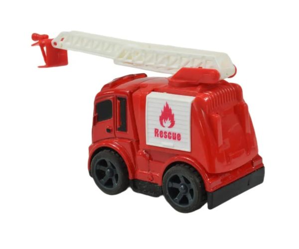 Fire Rescue: Camion de pompieri in două versiuni, cu design 1 bucată