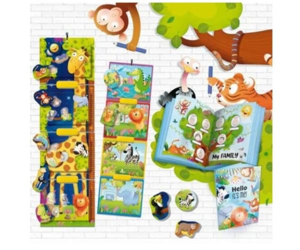 Montessori Baby: Altimetru de girafă