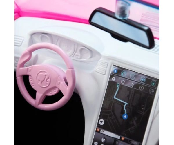 Barbie: Mașină Cabrio culoarea roz 2022 - Mattel