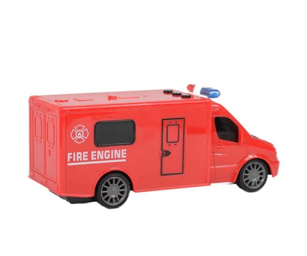 Mașină de pompieri cu telecomandă, sunete și lumini 1/24