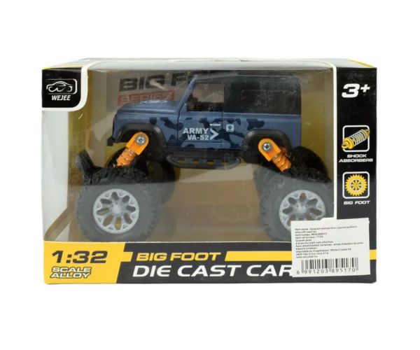 Big Foot Series: mașină off-road cu cauciucuri 13cm