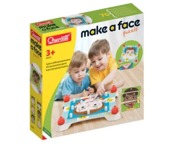 Quercetti: Fă o față (Make a Face) puzzle