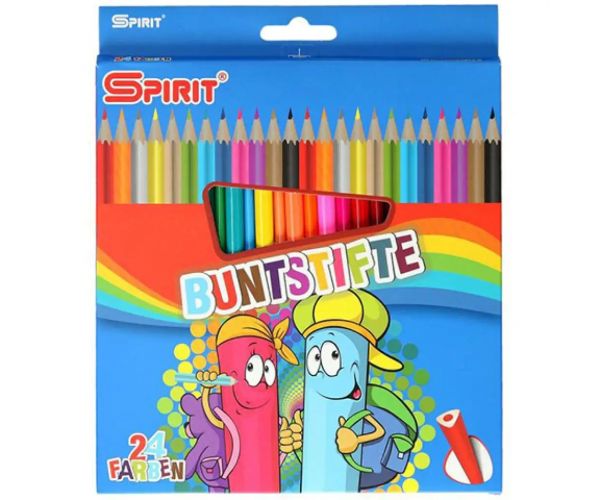 Spirit: Triunghi Classic creioane colorate 24 bucăți set
