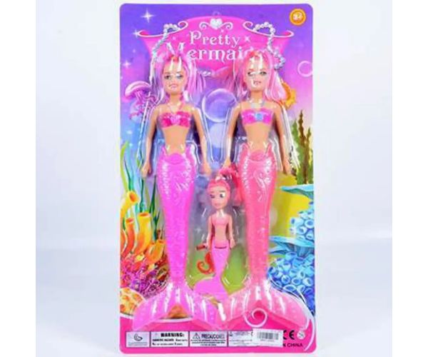 Două sirene cu o fetiță