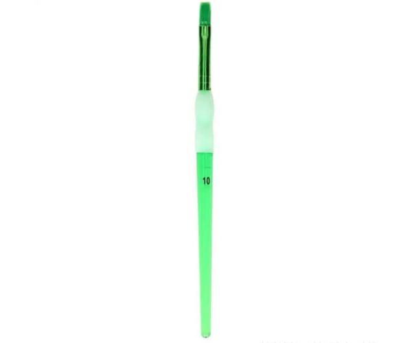 Spirit: 10 mărime pensulă plastic mâner verde