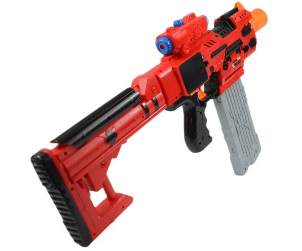 Sniping: Pistol electric transformabil gigant cu gloanțe de burete cu cartușe și țintă de 79 cm