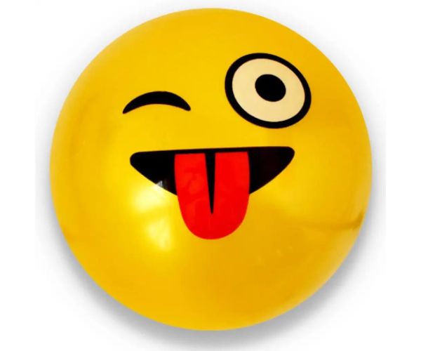 Minge de cauciuc emoji în mai multe versiuni 23cm