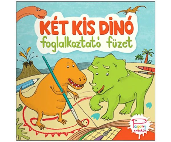 Două mici caiete de activități cu dinozauri - Pagony