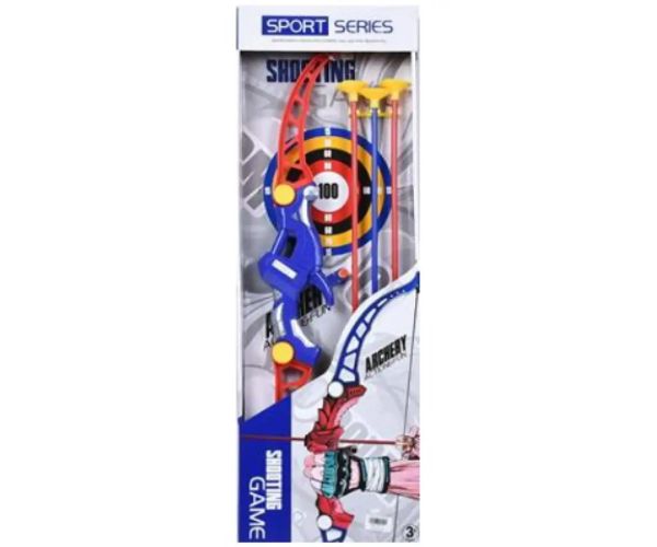 Shooting Game: set arc cu săgeți și tablă țintă