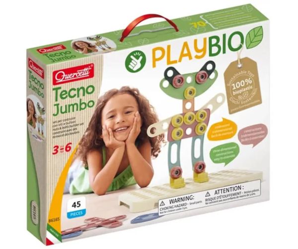 Quercetti: Play Bio Tecno Jumbo joc de construcție 42 bucăți