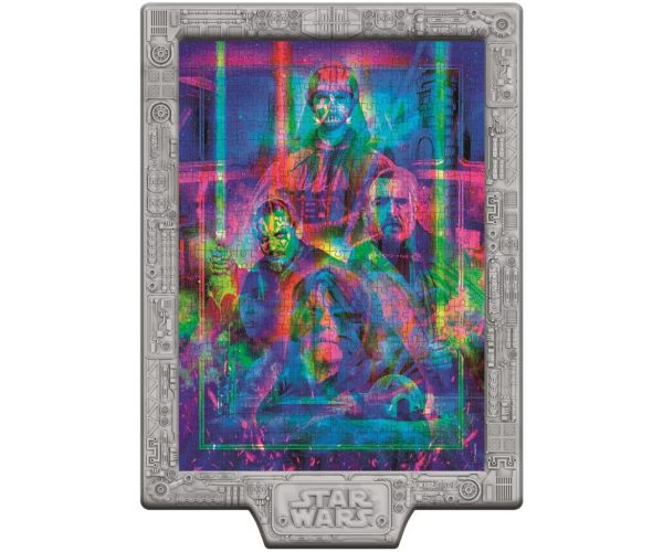 Puzzle Metamorfic Star Wars de 520 de piese cu ramă și iluminare RGB LED - Clementoni