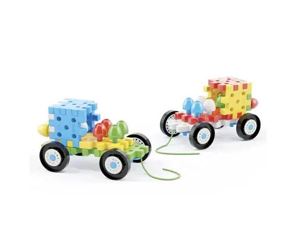 Quercetti: Jumbo Vehicule 62 bucăți set
