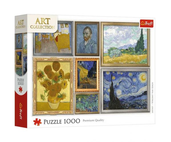 Colecția de Artă: puzzle de 1000 de piese din colecția Vincent van Gogh - Trefl