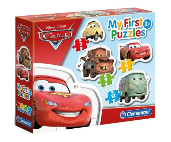 Cars Supercolor 4 in 1 formă puzzle - Clementoni