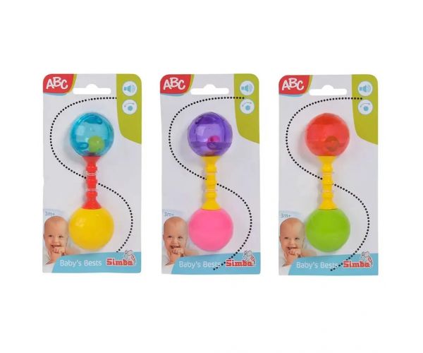 ABC prima mea jucărie pentru bebeluși zornăitoare în mai multe versiuni ​- Simba Toys