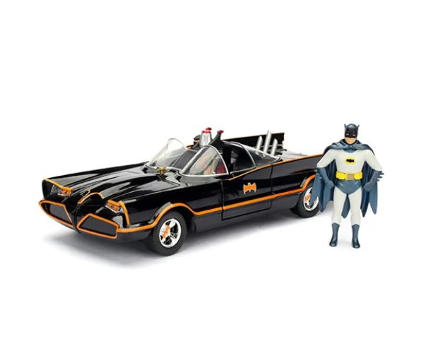 Batman: Animated Classic TV Batmobile mașină metal se poate asambla 1/24 - Simba Toys