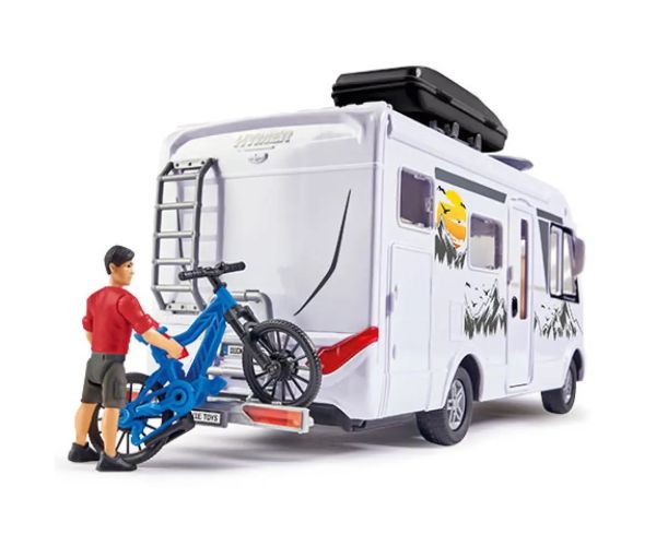 Hymer Camping Van autocaravană cu accesorii 30cm - Dickie Toys