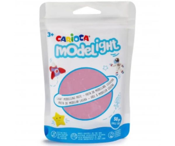 Modelight 50g plastilină roz - Carioca