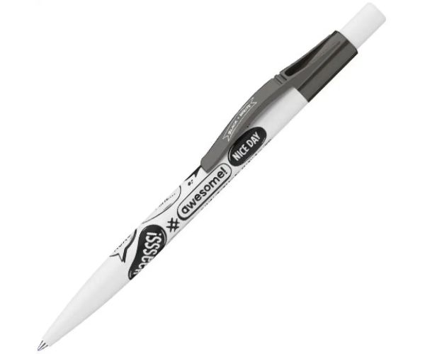 ICO: Black and Write pix culoarea albă 0,8mm