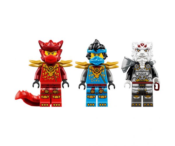 LEGO® Ninjago: Zilvar și Grimtak, monstrul dragon