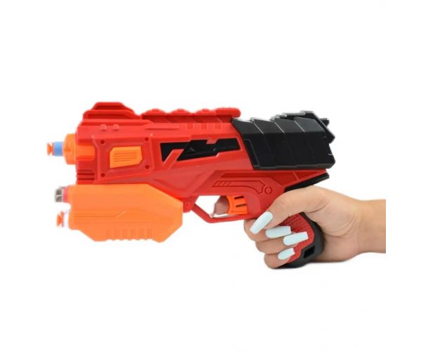 Crazy Launcher: Set armă manuală cu burete cu țintă și proiectil 24cm