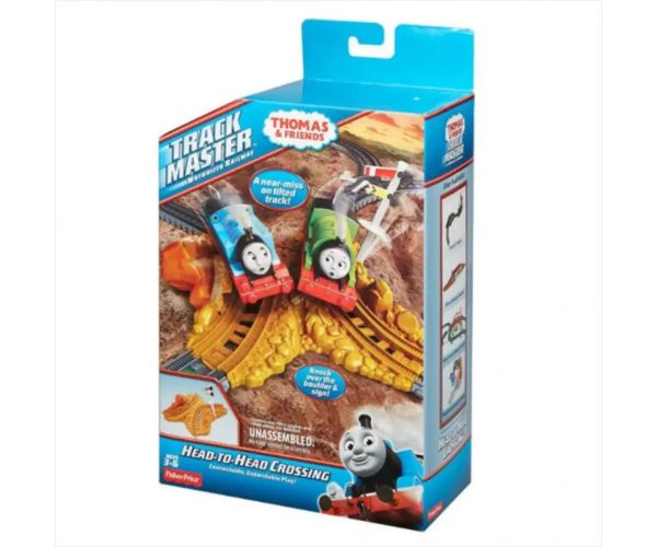 Thomas Track Master: Curbă dublă element de şine - Mattel