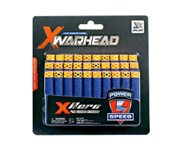 X Warhead 30 bucăți cartuş de burete