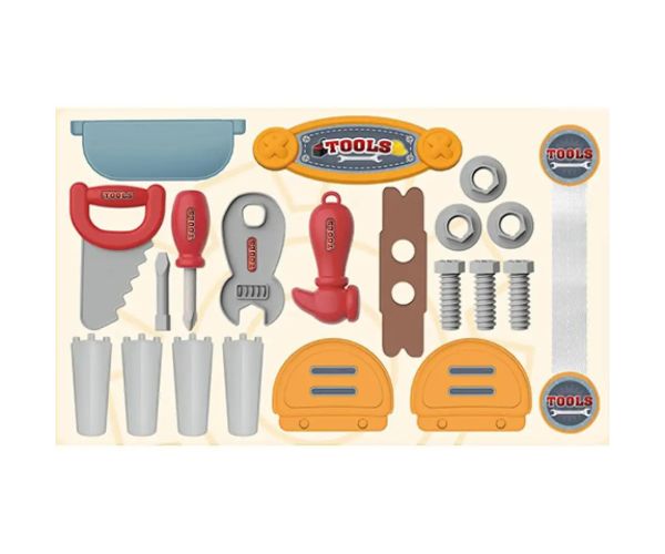 Set de bricolaj într-o valiză pliabilă 25 bucăți set