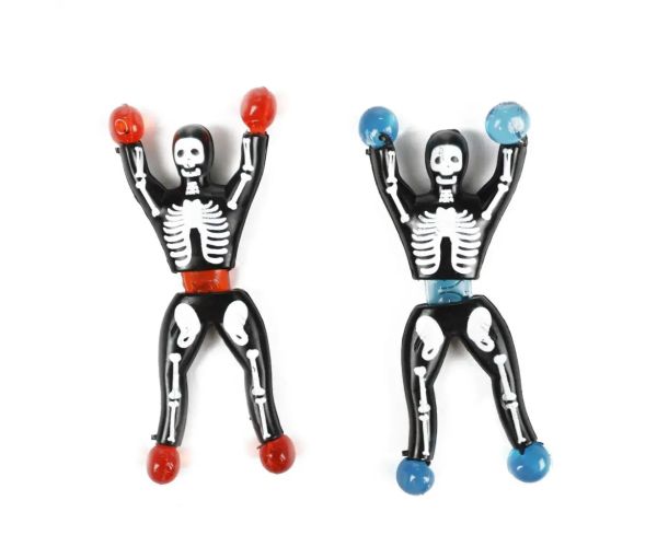 Sticky Man: Set figurine cățărător pe fereastră în formă de schelet, 2 bucăți
